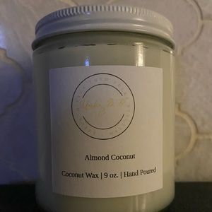 Unika B. & Co. | Almond Coconut 9oz. Candle: Mood Enhancing